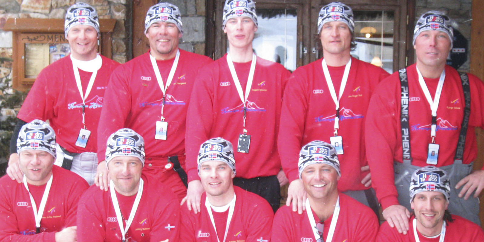 Norwegen Afterskiteam i Val Thorens